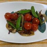 春野菜を入れた牛肉オイスター炒め